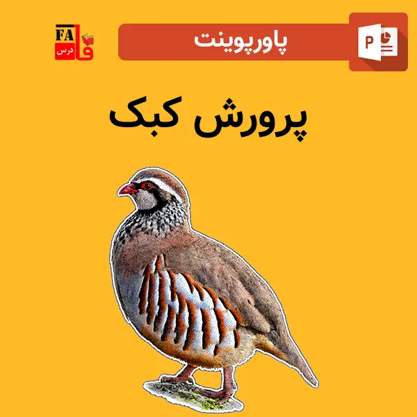 پاورپوینت پرورش کبک