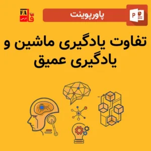 پاورپوینت تفاوت یادگیری ماشین و یادگیری عمیق