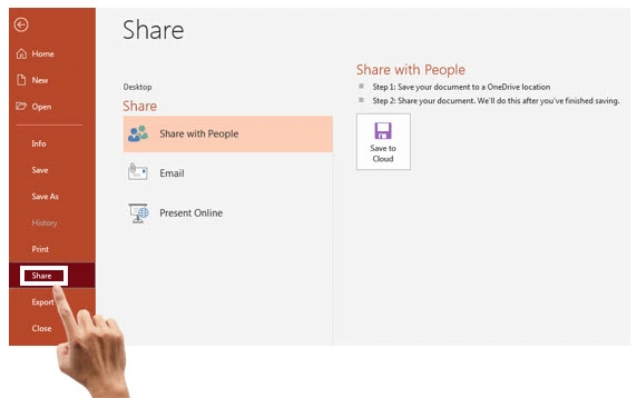 سربرگ File در پاورپوینت + توضیح ریز به ریز 125 سربرگ File در پاورپوینت