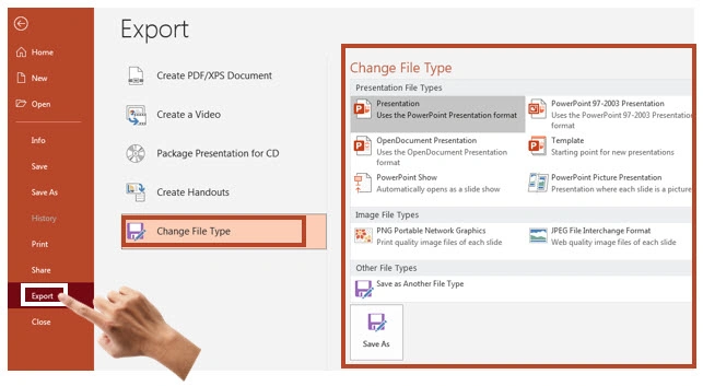 سربرگ File در پاورپوینت + توضیح ریز به ریز 130 سربرگ File در پاورپوینت