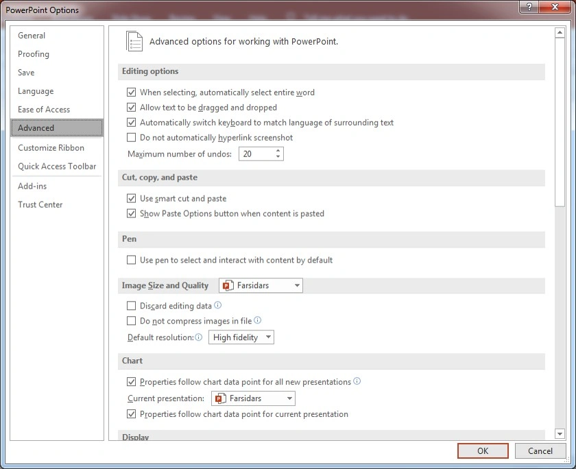 سربرگ File در پاورپوینت + توضیح ریز به ریز 138 سربرگ File در پاورپوینت