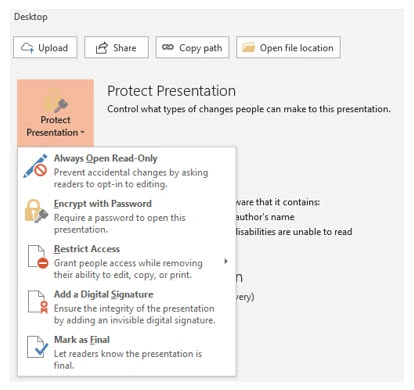 سربرگ File در پاورپوینت + توضیح ریز به ریز 120 سربرگ File در پاورپوینت