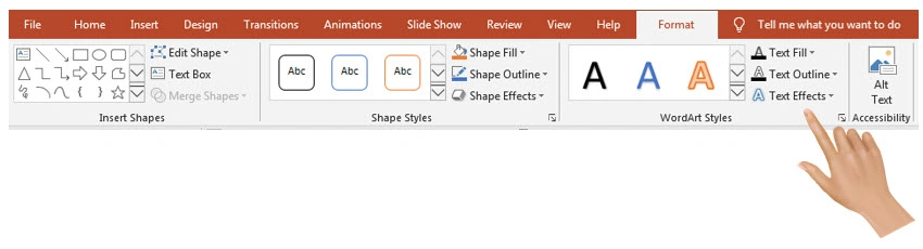 برجسته کردن قسمتی از متن در پاورپوینت 17 برجسته کردن قسمتی از متن در پاورپوینت
