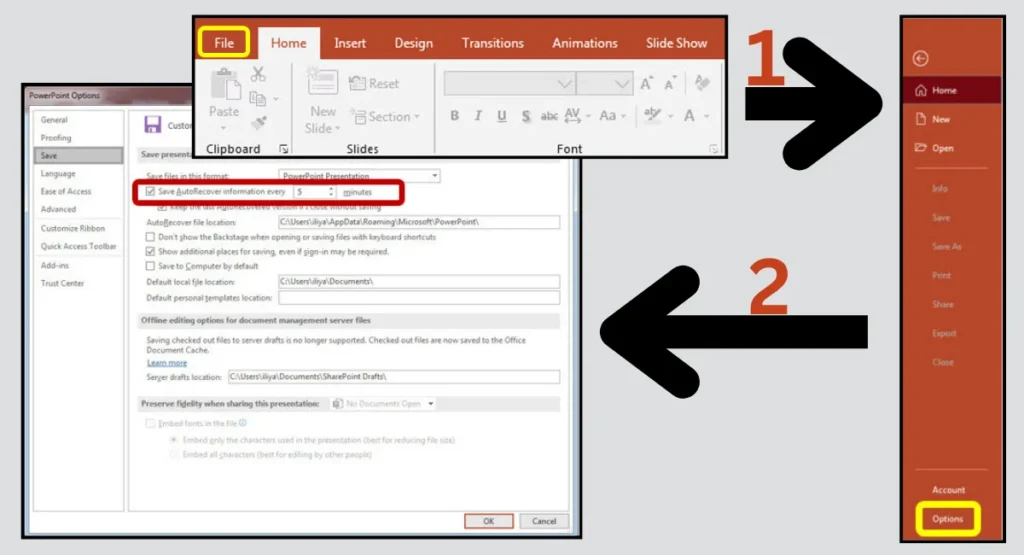 مشکل سیو نشدن پاورپوینت 12 مشکل سیو نشدن پاورپوینت
