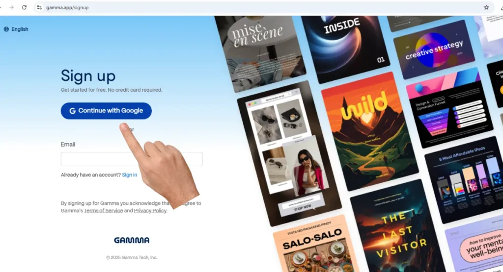ساخت پاورپوینت با هوش مصنوعی Gamma